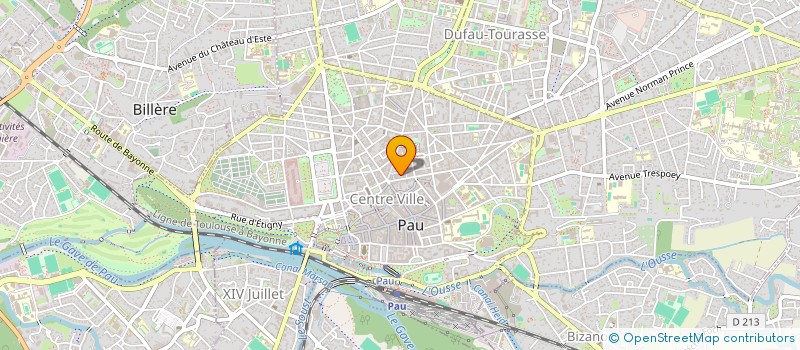 localisation de l'entreprise LANGUE ESPERANTO 64 à PAU