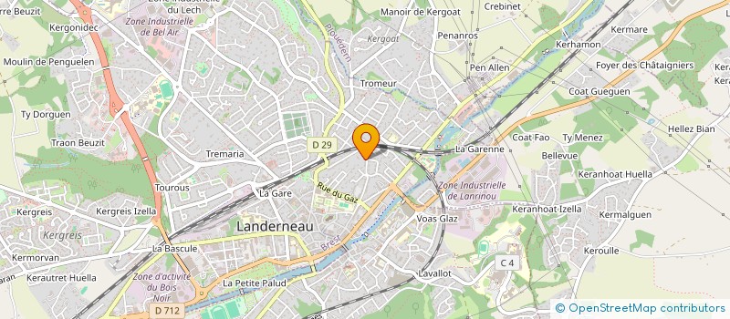 localisation de l'entreprise LANGUE ET CULTURE ESPAGNOLE à LANDERNEAU