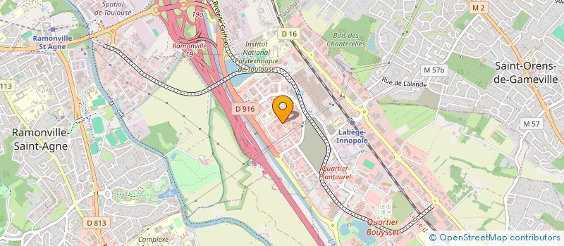 localisation de l'entreprise LANGUE PRATIQUE à LABEGE
