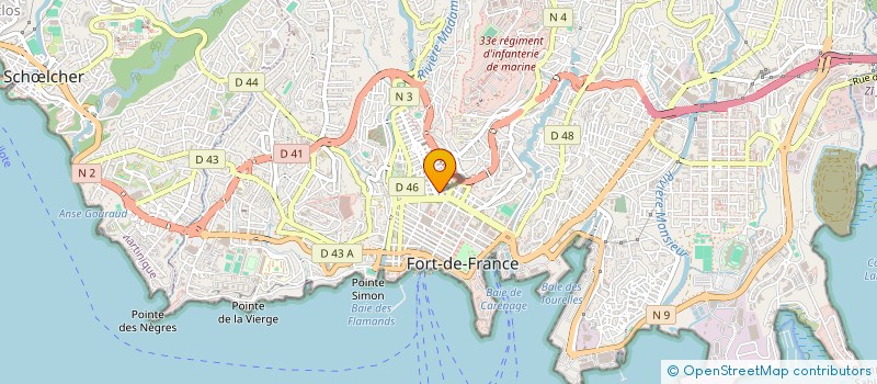 localisation de l'entreprise LANGUE SIGNES FORMATION MARTINIQUE à FORT-DE-FRANCE