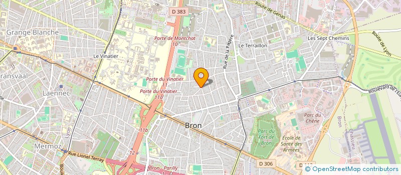 localisation de l'entreprise LANGUEDIM  BRON