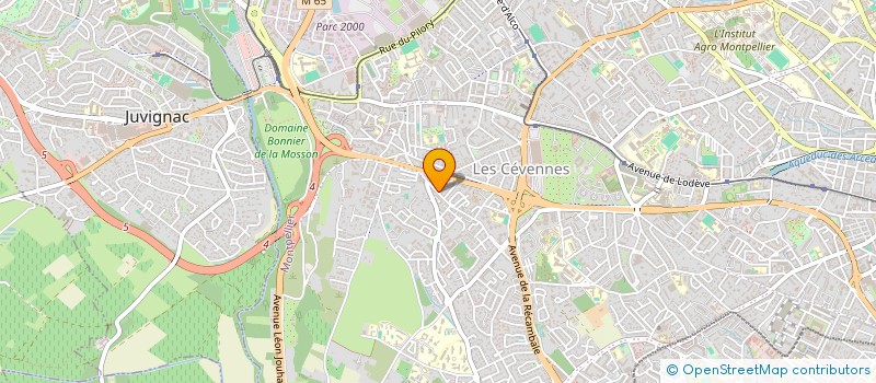 localisation de l'entreprise LANGUEDOC ALARME TELECOM à MONTPELLIER