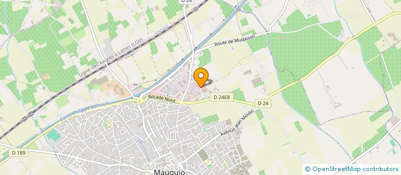 localisation de l'entreprise LANGUEDOC ALUMINIUM  MAUGUIO