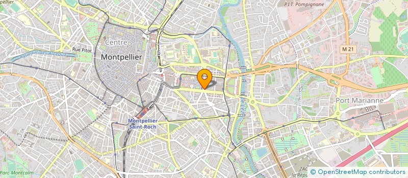 localisation de l'entreprise LANGUEDOC AMENAGEMENT à MONTPELLIER