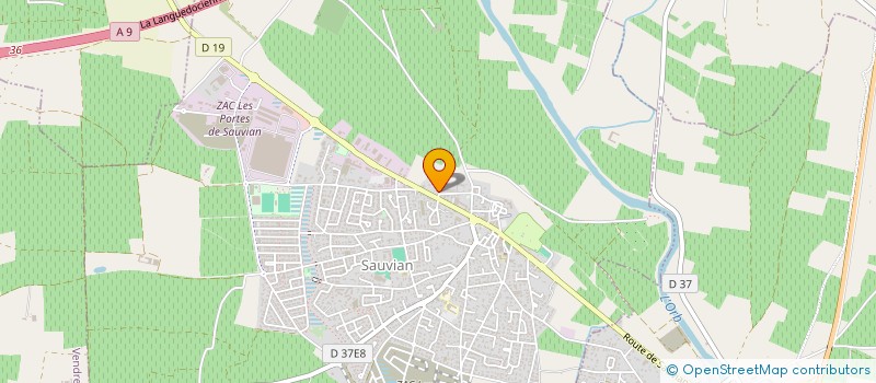 localisation de l'entreprise LANGUEDOC ANIMATION à SAUVIAN