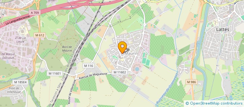 localisation de l'entreprise LANGUEDOC APPATS BERGE FRERE à LATTES