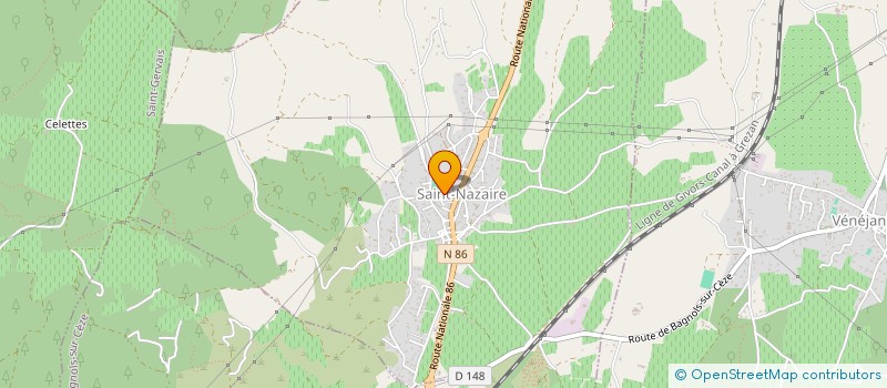 localisation de l'entreprise LANGUEDOC AUTOMOBILE  BAGNOLS-SUR-CEZE