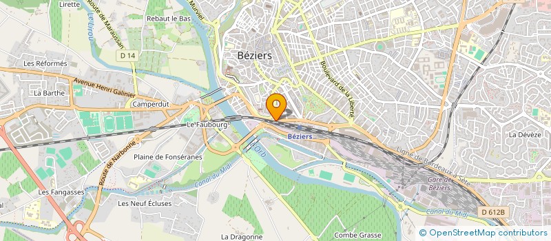 localisation de l'entreprise LANGUEDOC AUTOS MATERIELS à BEZIERS