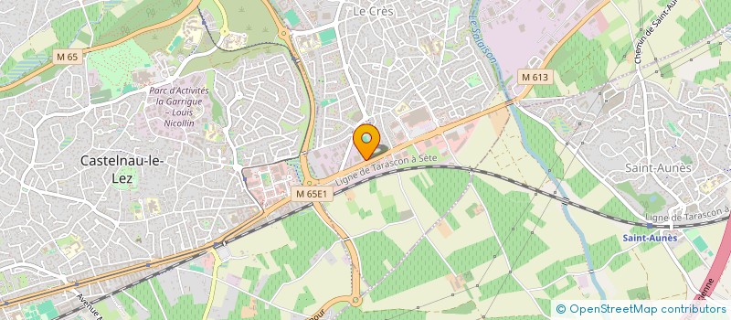 localisation de l'entreprise LANGUEDOC CARAVA PEREZ STE EXP à LE CRES