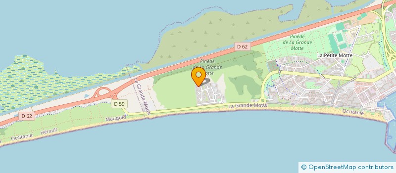 localisation de l'entreprise LANGUEDOC CEVENNES  LA GRANDE-MOTTE