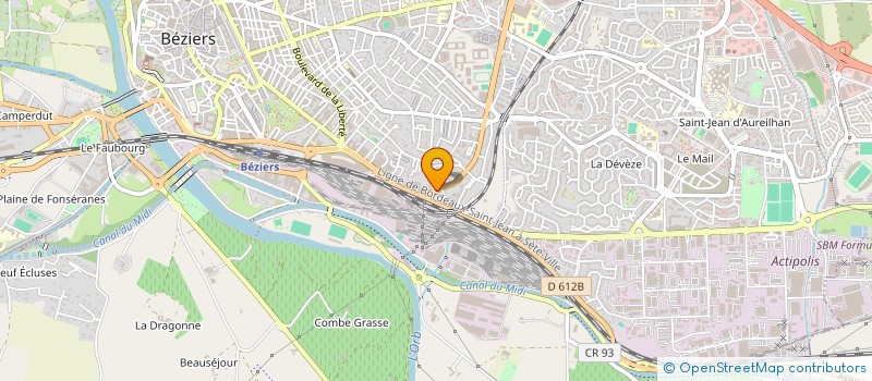 localisation de l'entreprise LANGUEDOC DEMOLITION TRAVAUX PUBLICS à BEZIERS