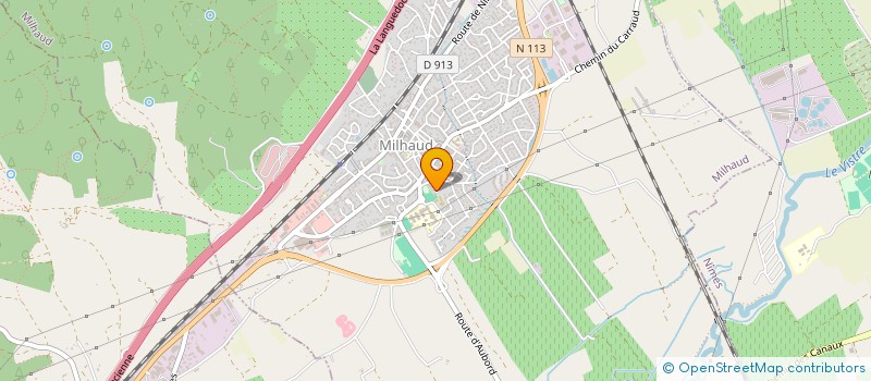 localisation de l'entreprise LANGUEDOC ENVIRONNEMENT à MILHAUD