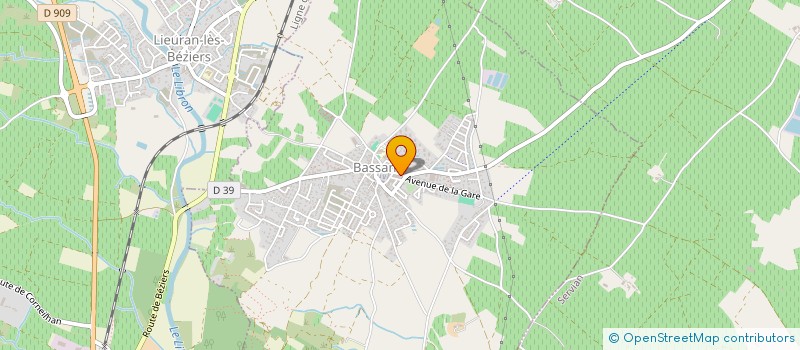 localisation de l'entreprise LANGUEDOC EXPANSION  BASSAN