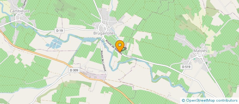 localisation de l'entreprise LANGUEDOC FAMILY  BRUGAIROLLES