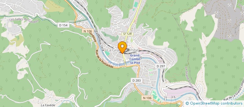 localisation de l'entreprise LANGUEDOC FILETS DE SECURITE  LA GRAND-COMBE