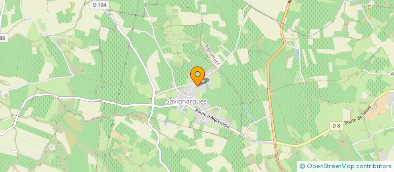 localisation de l'entreprise LANGUEDOC INCENDIE CABRIE F  SAVIGNARGUES