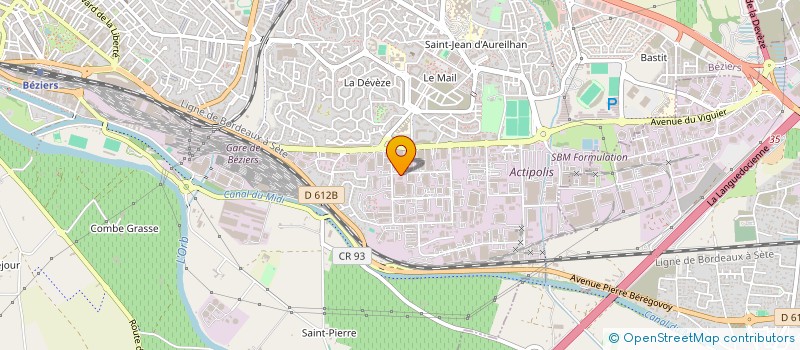 localisation de l'entreprise LANGUEDOC LABO BTP à BEZIERS
