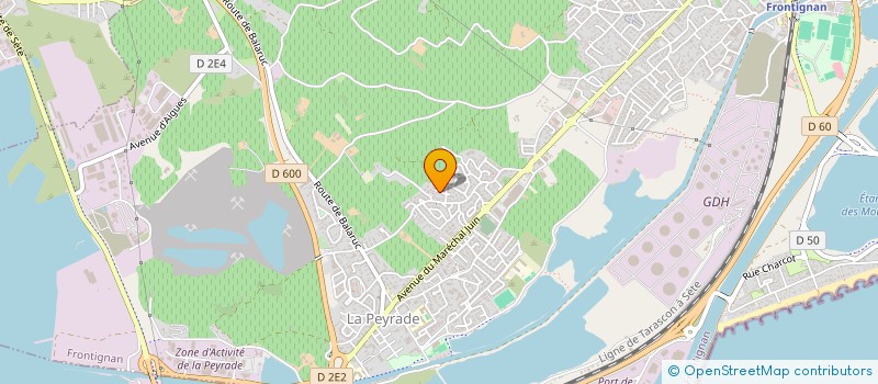 localisation de l'entreprise LANGUEDOC MANUTENTION à FRONTIGNAN