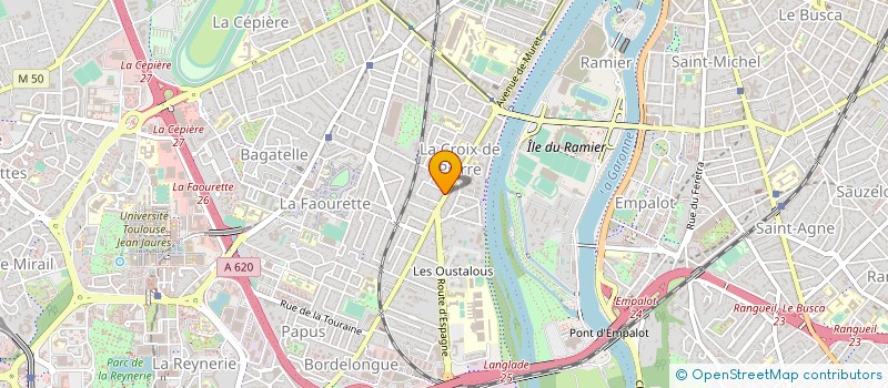 localisation de l'entreprise LANGUEDOC MAREE à TOULOUSE