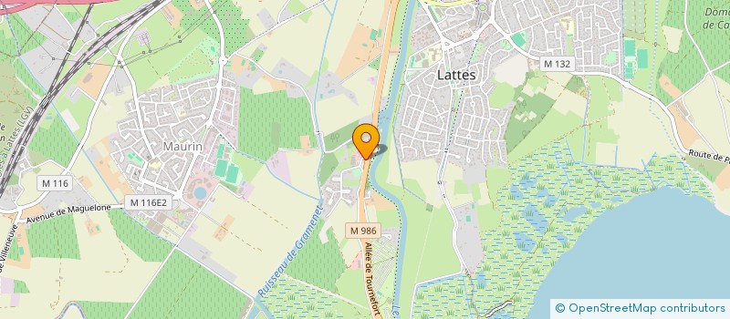 localisation de l'entreprise LANGUEDOC POIDS LOURDS ET CIE à LATTES