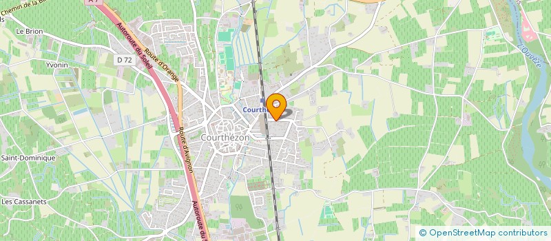 localisation de l'entreprise LANGUEDOC PROVENCE  COURTHEZON