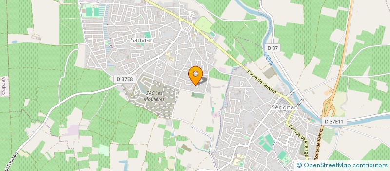 localisation de l'entreprise LANGUEDOC RADIO MODELISME L R M  SAUVIAN