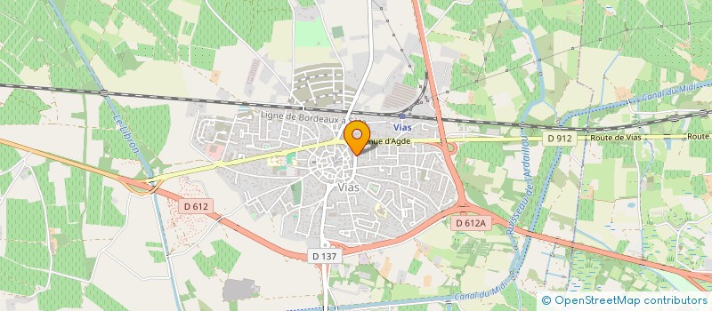 localisation de l'entreprise LANGUEDOC RENOVATION HABITAT à VIAS