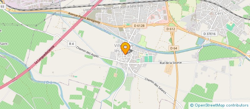 localisation de l'entreprise LANGUEDOC ROUSSILLON CONSEIL SARL à VILLENEUVE-LES-BEZIERS