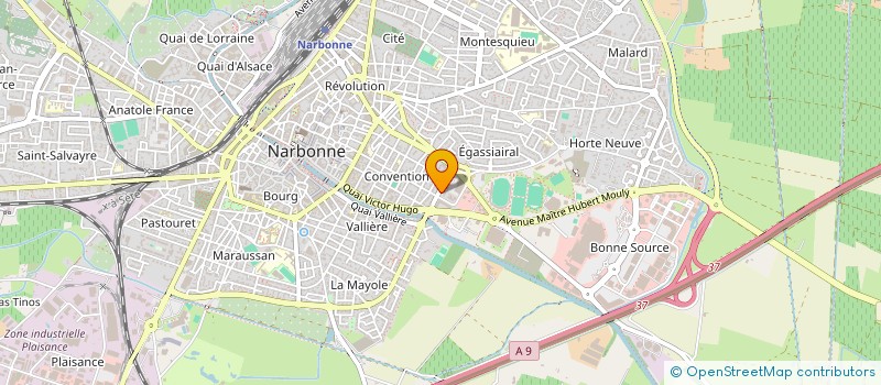 localisation de l'entreprise LANGUEDOC ROUSSILLON ORIGINE SUD FRANCE à NARBONNE