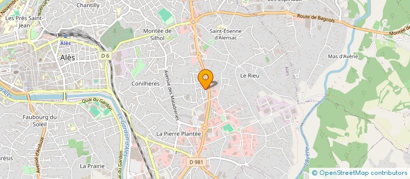 localisation de l'entreprise LANGUEDOC SERVICE  ALES