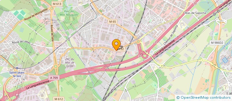 localisation de l'entreprise LANGUEDOC TACHY à MONTPELLIER