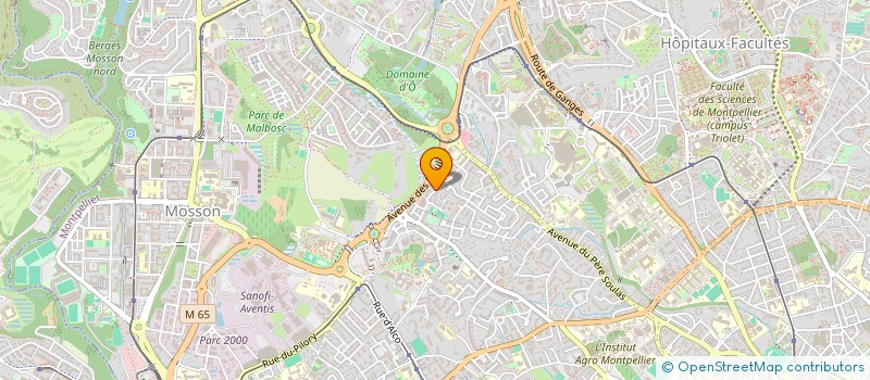 localisation de l'entreprise LANGUEDOC TRANSACTIONS à MONTPELLIER