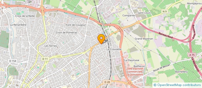 localisation de l'entreprise LANGUEDOC VIDANGE à BEZIERS