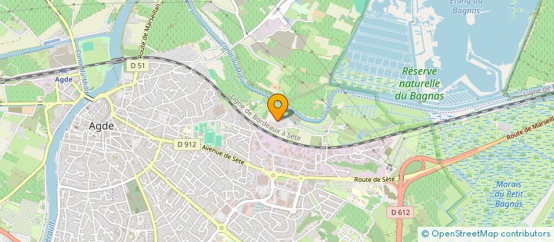 localisation de l'entreprise LANGUEDOCIENNE DE VIANDES à AGDE