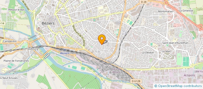 localisation de l'entreprise LANGUEDOCIENNE TRAVAUX REHABILITATION à BEZIERS