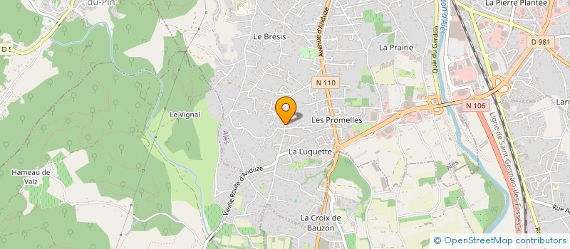 localisation de l'entreprise LANGUEDOCNROLL  ALES