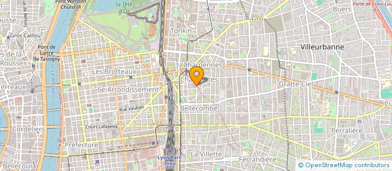 localisation de l'entreprise LANGUES COMME UNE  VILLEURBANNE