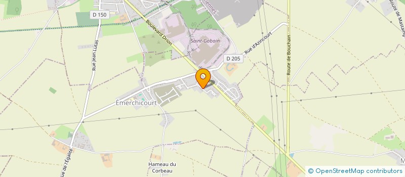 localisation de l'entreprise LANGUES ET AVENIR  EMERCHICOURT