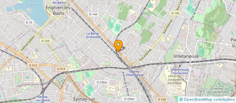 localisation de l'entreprise LANGUES ET COMMUNICATION à DEUIL LA BARRE