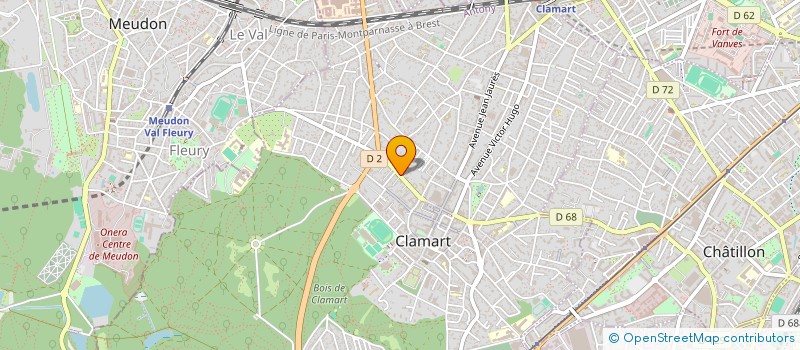 localisation de l'entreprise LANGUES ET MEMOIRES SERVICES à CLAMART