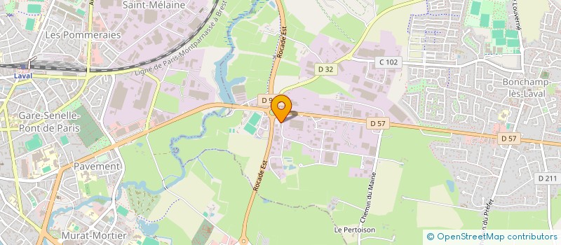 localisation de l'entreprise LANGUES ET VOYAGES à BONCHAMP-LES-LAVAL