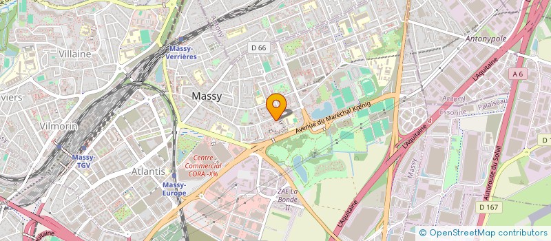 localisation de l'entreprise LANGUES POUR TOUS à MASSY