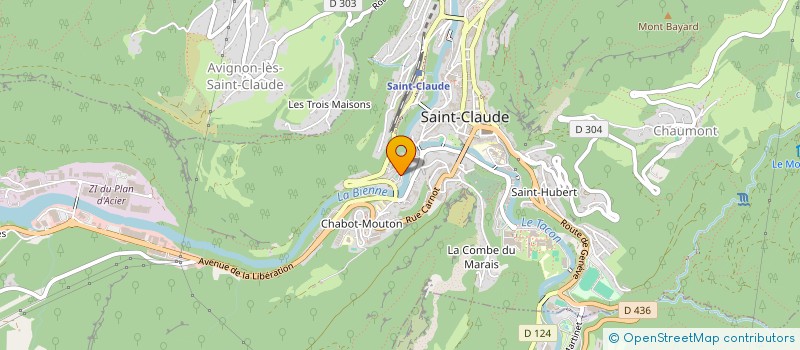 localisation de l'entreprise LANGUES SANS FRONTIERES, FRANCE à OYONNAX