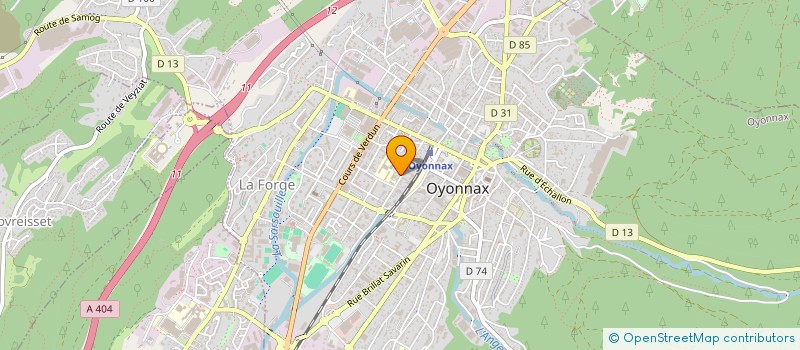 localisation de l'entreprise LANGUES SANS FRONTIERES INTERNATIONAL (LSFI) à OYONNAX