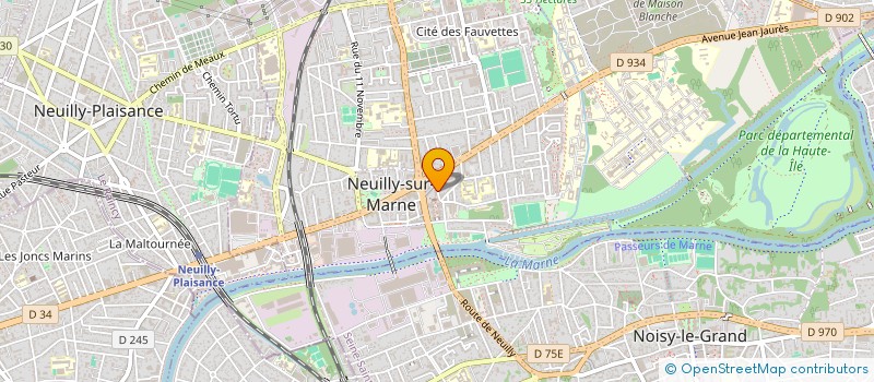 localisation de l'entreprise LANGUES UNIVERS LUDIQUES ARTISTIQUES ET INTERCULTURELS à NEUILLY-SUR-MARNE