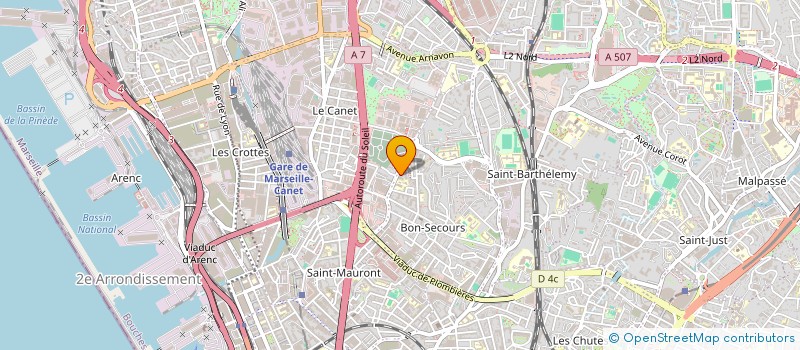 localisation de l'entreprise LANGUES VIVANTES & CONSEILS  MARSEILLE