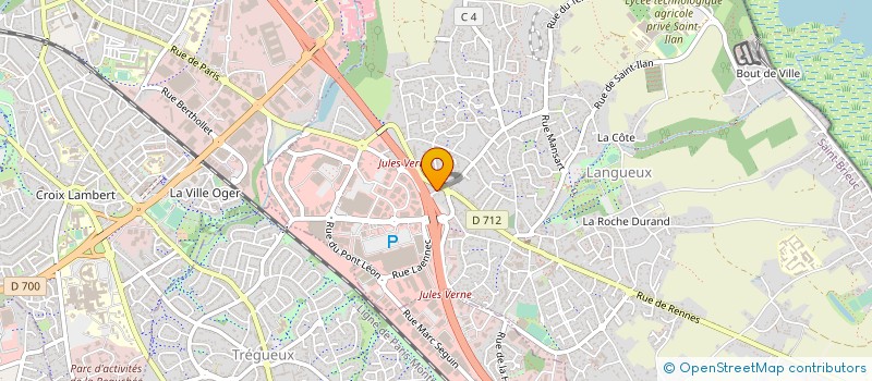 localisation de l'entreprise LANGUEUX BASKET CLUB à LANGUEUX
