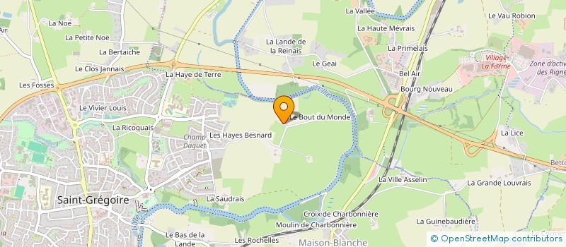 localisation de l'entreprise LANGUEUX, STE EN LIQUIDATION  SAINT-GREGOIRE