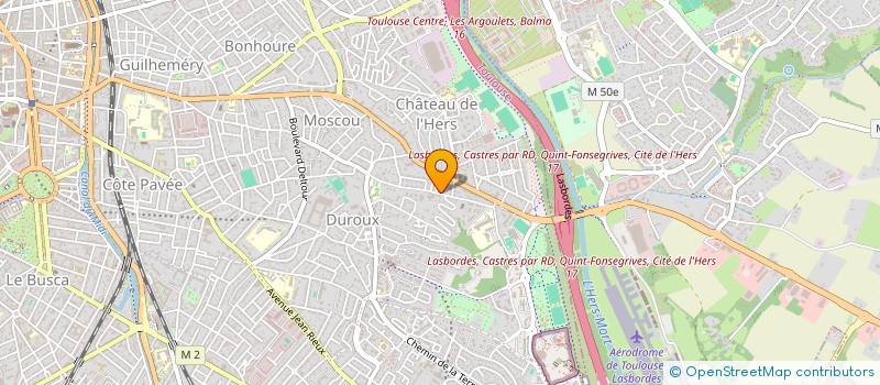 localisation de l'entreprise LANGUILLES à TOULOUSE
