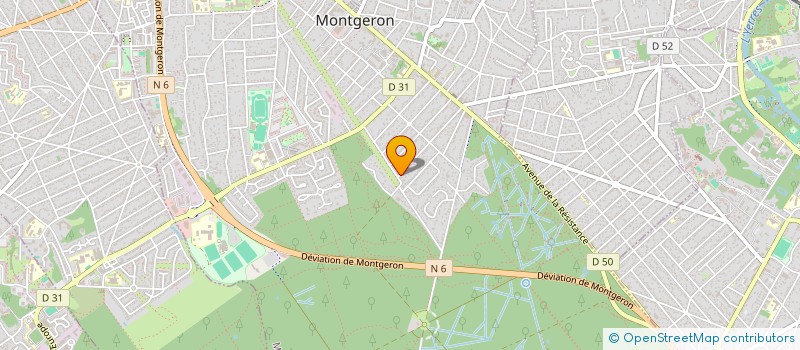 localisation de l'entreprise LANHOUSE  MONTGERON